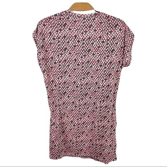 See By Chloe Pink Printed T Shirt Dress Size 2 - Picture 3 of 6